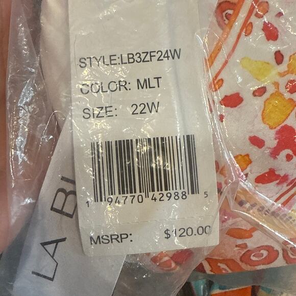 La Blanca Plus Soliel Lingerie One-Piece Swimsuit Sz 22W NWT - Picture 7 of 13